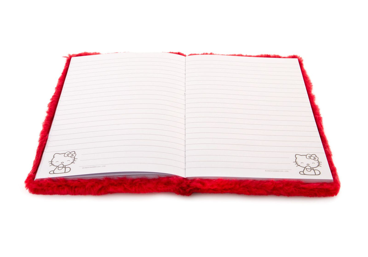 PYRAMID HELLO KITTY A5 PLUSH CASEBOUND beležnica