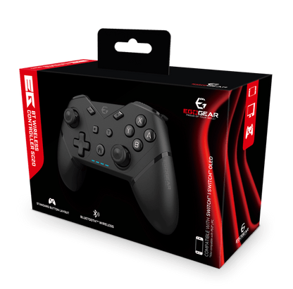 EGOGEAR SC20 BREZŽIČNI KONTROLER ZA SWITCH, PC, PS3 - ČRNE BARVE