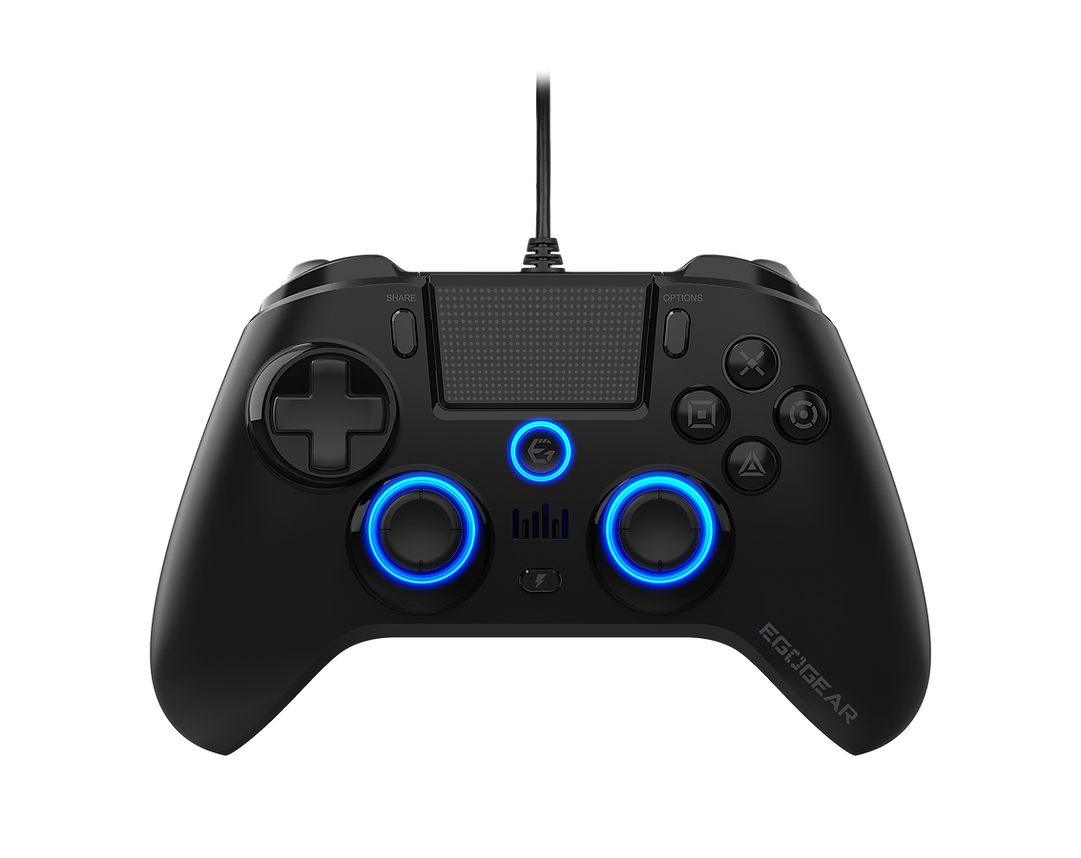 EGOGEAR SC10 RGB KONTROLER ZA PS4, PC, PS3 - ČRNE BARVE