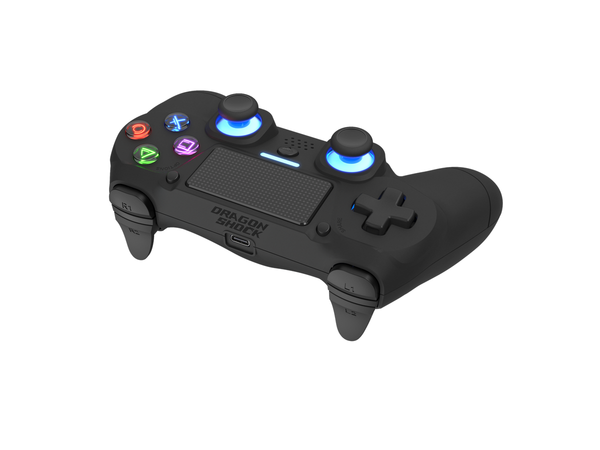 DRAGONSHOCK MIZAR+ BT BREZŽIČNI KONTROLER ZA PS4, PC, MOBILE- ČRNE BARVE