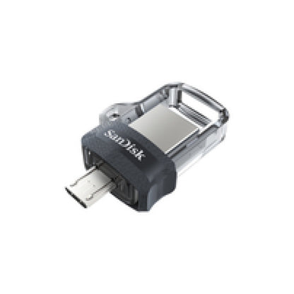 Spominski ključek 32GB USB-micro/A Sandisk Ultra Dual 150MB/s plastičen drsni micro črn OnTheGo združljiv (SDDD3-032G-G46)