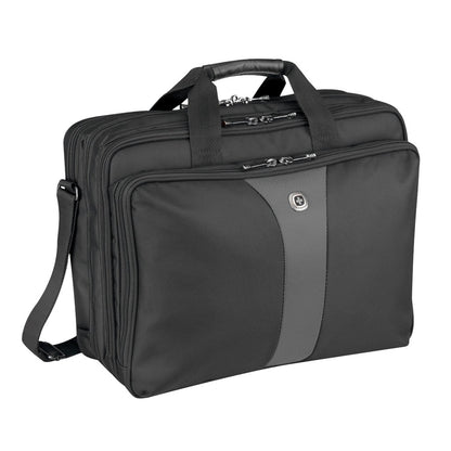 Torba za notesnik 43,9 cm (17,3″) Wenger Legacy Triple Gusset črno/siva (600655)