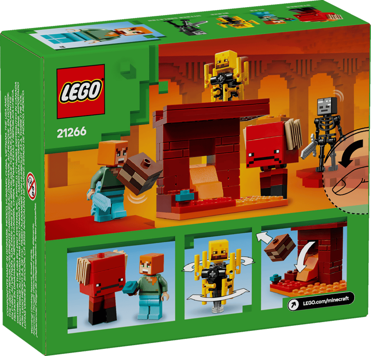 LEGO MINECRAFT - THE NETHER LAVA BATTLE #21266