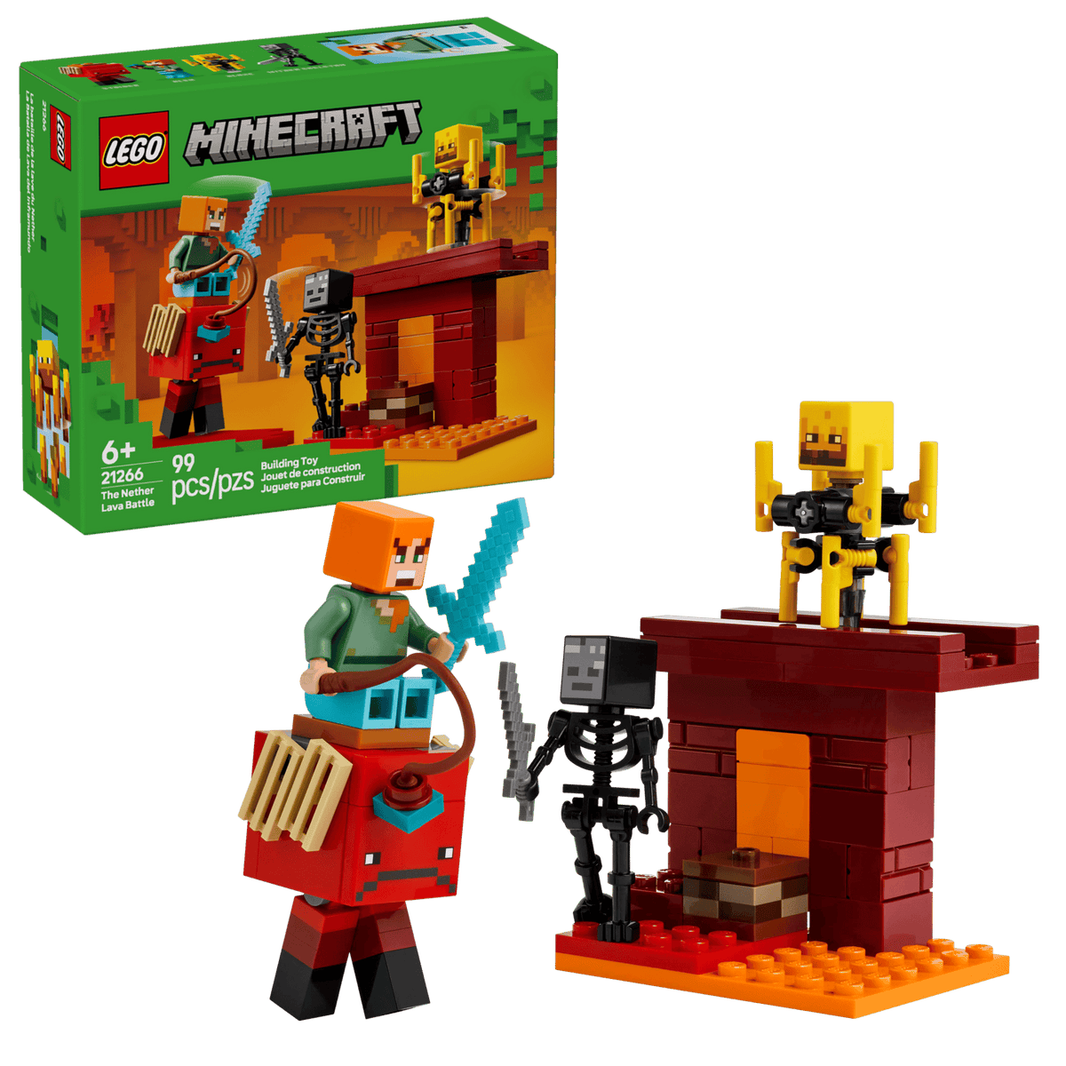 LEGO MINECRAFT - THE NETHER LAVA BATTLE #21266