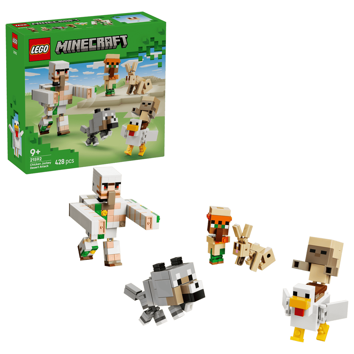 LEGO MINECRAFT - CHICKEN JOCKEY DESERT ATTACK #21592