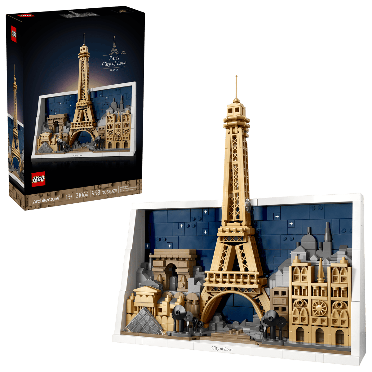 LEGO ARCHITECTURE - PARIS - CITY OF LOVE #21064