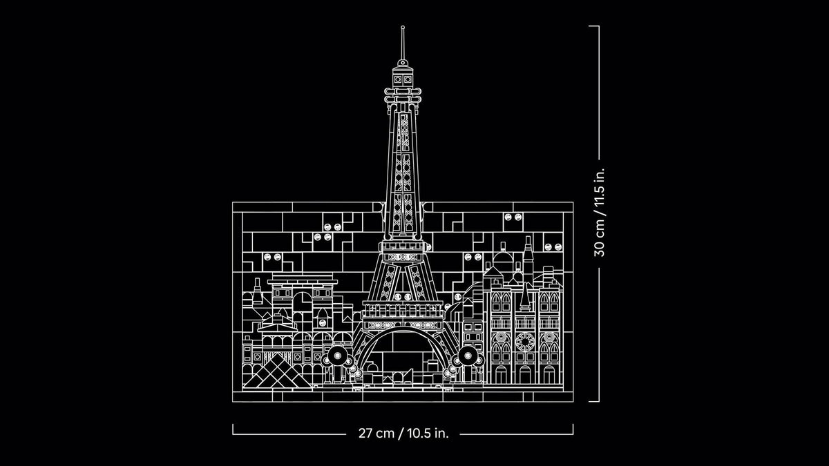 LEGO ARCHITECTURE - PARIS - CITY OF LOVE #21064