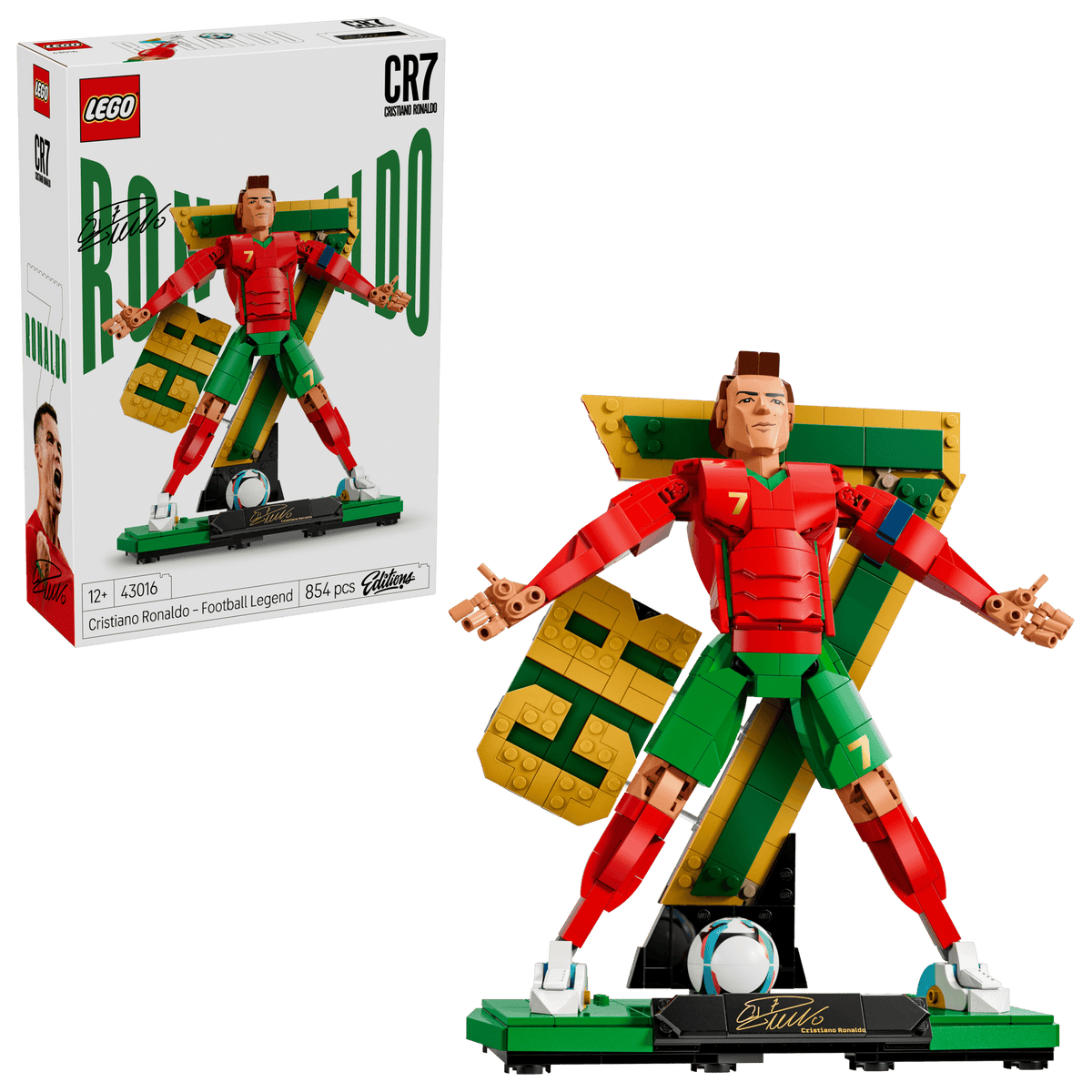LEGO EDITIONS FOOTBALL - CRISTIANO RONALDO - FOOTBALL LEGEND #43016