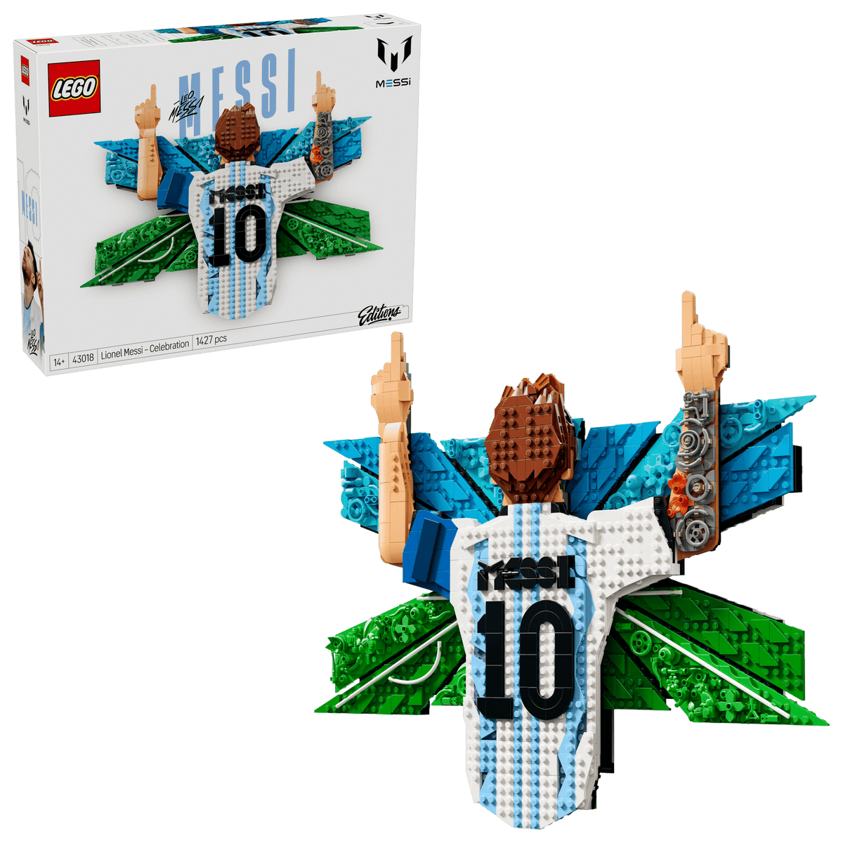 LEGO EDITIONS FOOTBALL - LIONEL MESSI CELEBRATION #43018