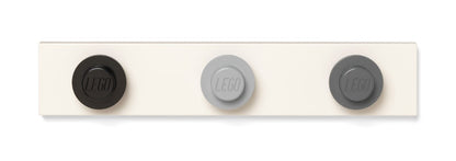 LEGO WALL HANGER RACK BLACK - LIGHT GRAY - GRAY STENSKI OBEŠALNIK