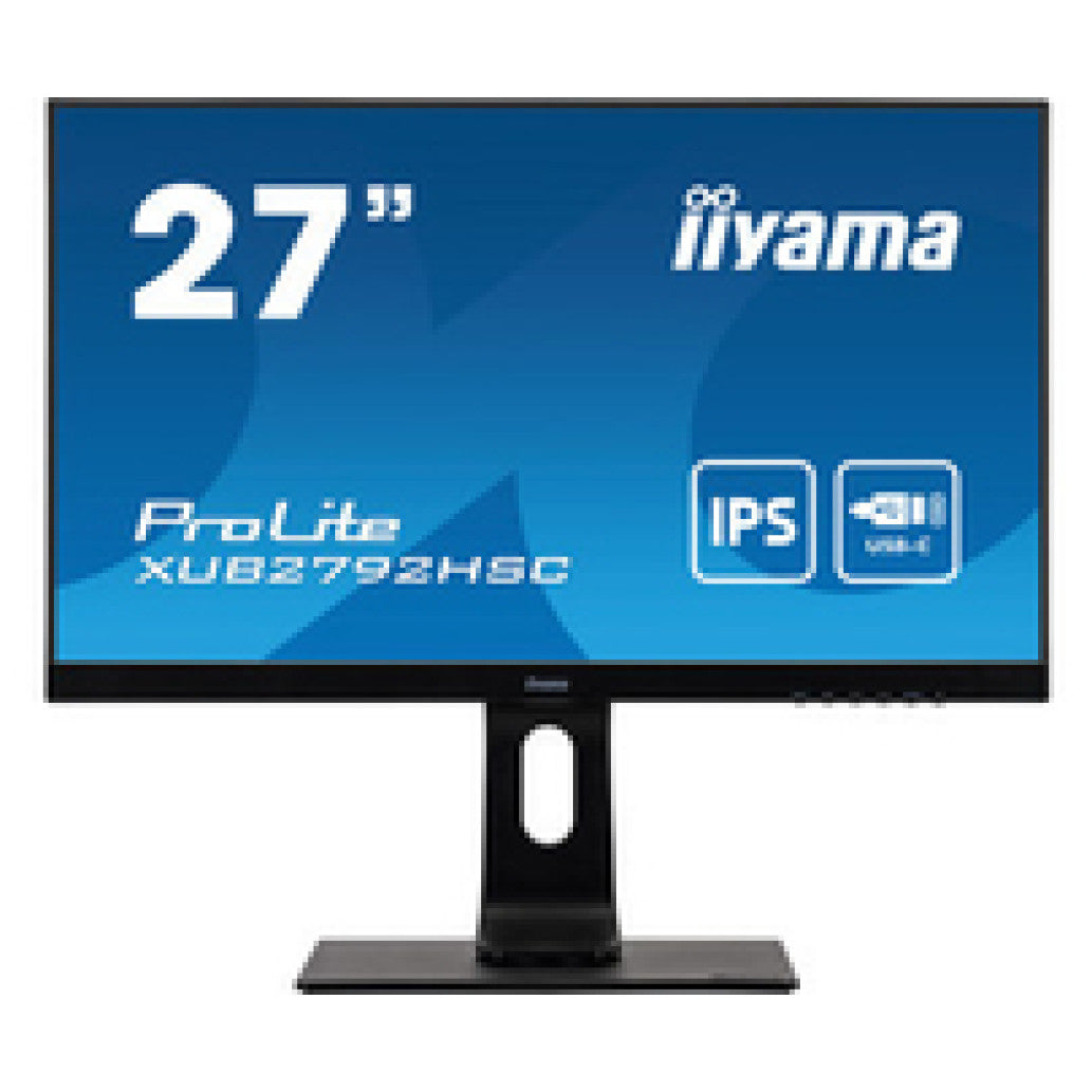 Monitor Iiyama 68,6 cm (27,0") XUB2792HSC-B1 1920x1080 75Hz IPS 4ms HDMI DisplayPort USB-C 65W 2xUSB3.0 Zvočniki  sRGB99%
