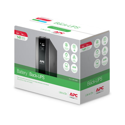 UPS APC Back-UPS Pro Line-Interactive 1300VA/780W 8x220V (BR1300MI)