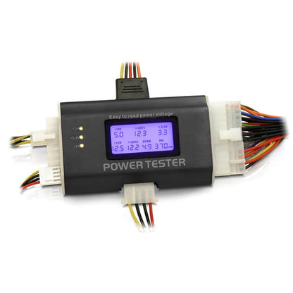 Napajalnik tester za napajalnike 24 pin z LED prikazovalnikom Delock
