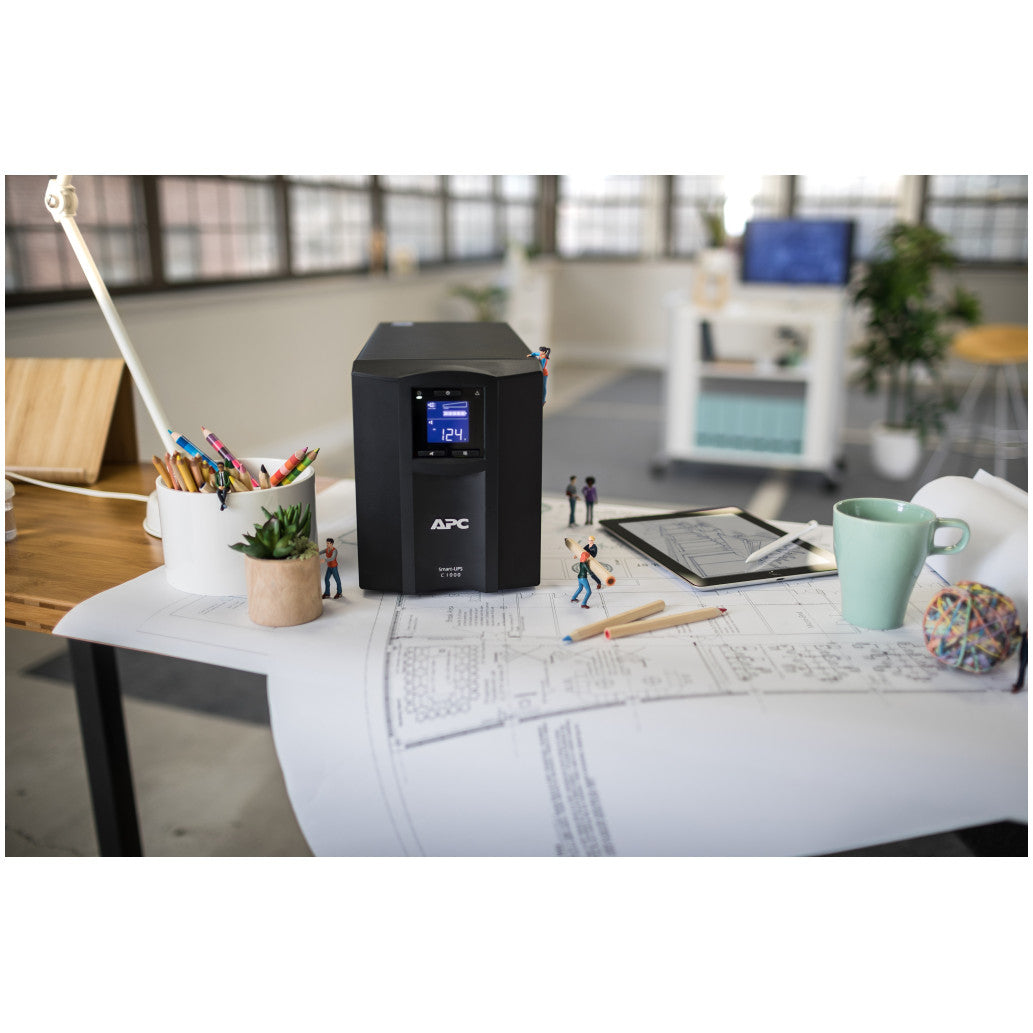 UPS APC Smart-UPS C Line-Interactive 1000VA/600W 8x220V (SMC1000IC)