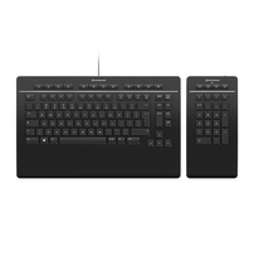 Tipkovnica Žična 3Dconnexion Keyboard Pro US international | SLO gravura črna + NumPad (3DX-700092)