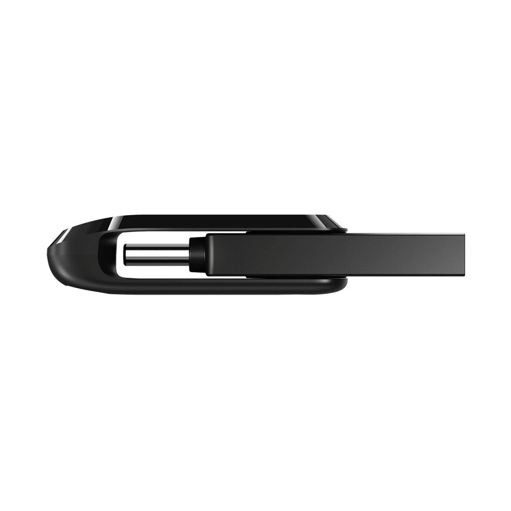 Spominski ključek 128GB USB 3.2/USB-C Sandisk Dual Drive Go 400MB/s plastičen vrtljiv črn (SDDDC3-128G-G46)