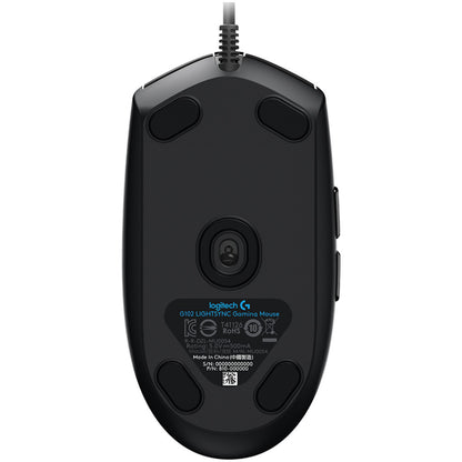 Gaming miška Žična Logitech G102 LightSync Nano, črna (910-005823)