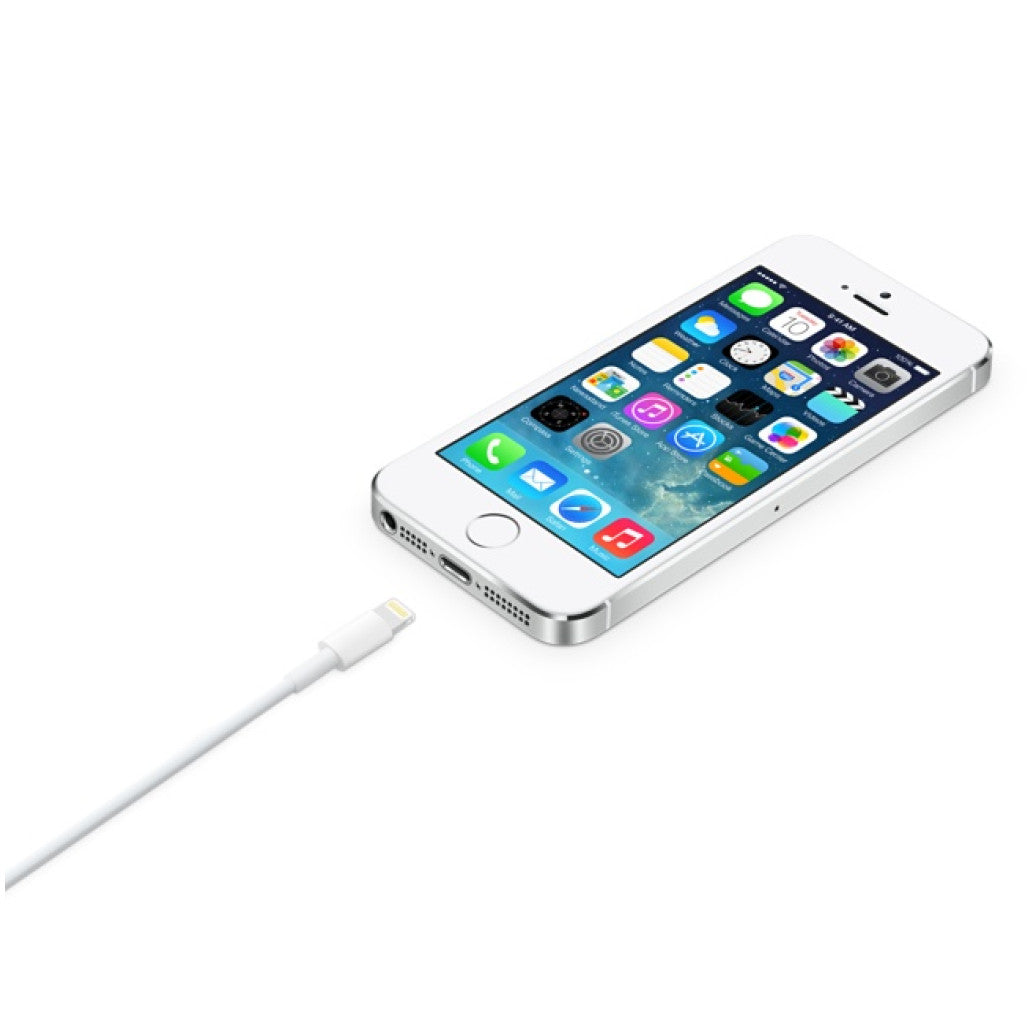 Kabel USB-A => Apple Lightning 2,00m bel - original Apple (retail pakiranje) MD819ZM