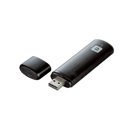 Brezžični mrežni adapter USB 2.0 D-link WiFi5 802.11ac AC1200 867Mbit/s dualband 1x notranja antena (DWA-182)