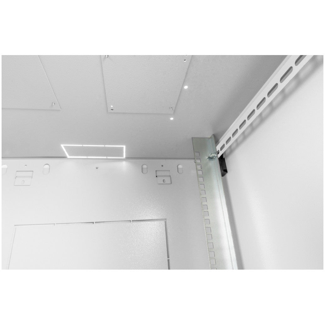 Kabinet zidni 12U 638 600x600 sestavljen siv Digitus (DN-19 12U-6/6-EC)