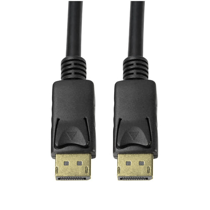 Kabel DisplayPort(m)=>DisplayPort(m) 3,00m 8K/60Hz dvojno oklopljen pozlačeni konektorji črn LogiLink (CV0121)