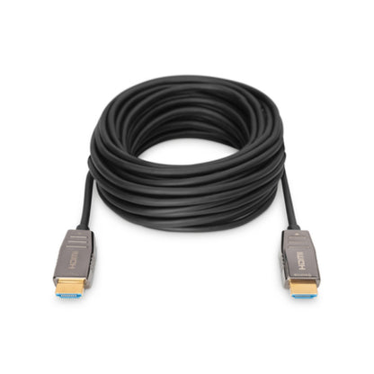 Kabel HDMI(m)=>HDMI(m) v2.1 15,00m UHD 8K/60Hz AOC hibridni optični črn Digitus (AK-330126-150-S)