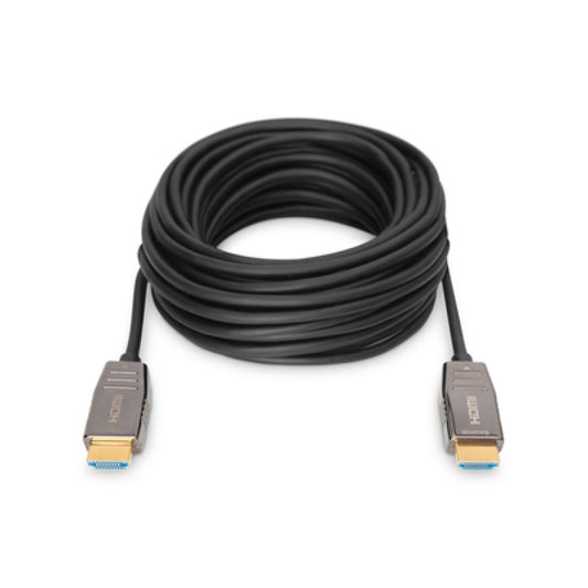 Kabel HDMI(m)=>HDMI(m) v2.1 15,00m UHD 8K/60Hz AOC hibridni optični črn Digitus (AK-330126-150-S)