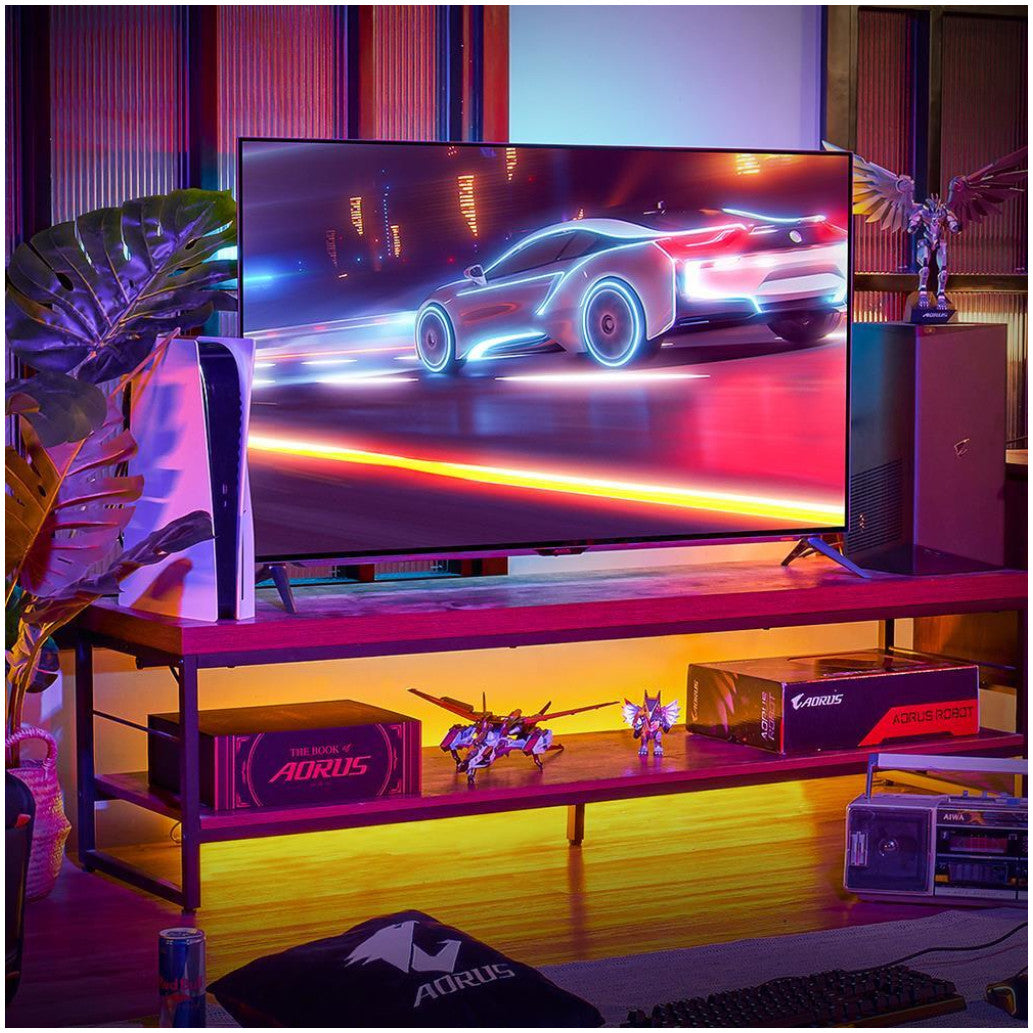 Monitor GigaByte 120,6 cm (47,5") FO48U 3840x2160 Gaming 120Hz OLED 1ms 2xHDMI DisplayPort USB-C 2xUSB3.0 Zvočniki  sRGB130% FreeSync Premium HDR10