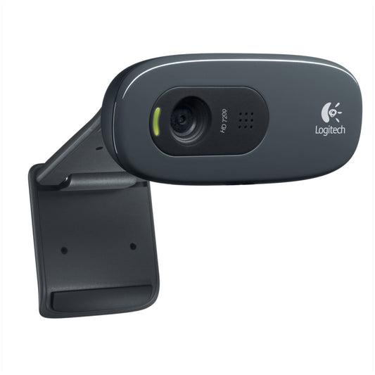 Spletna kamera Logitech C270 3MP HD 720p 30FPS 55° USB-A črno-siva mikrofon z redukcijo šuma (960-001063)