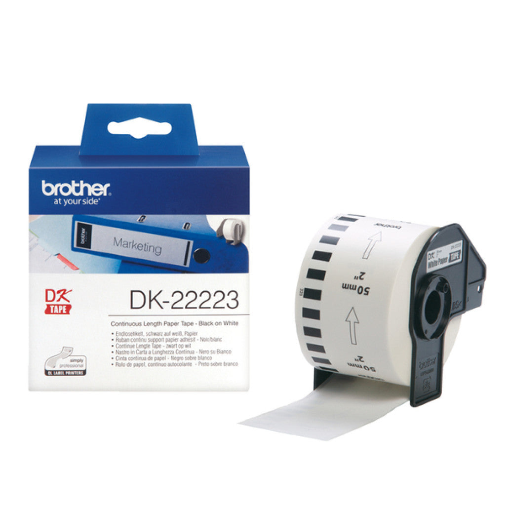 ETIKETA Brother DK22223 bela 50mm