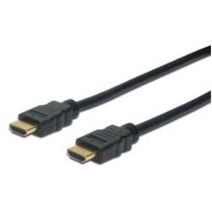 Kabel HDMI(m)=>HDMI(m) 3.00m 4K/60Hz z ethernet povezavo črn Digitus (AK-330107-030-S)
