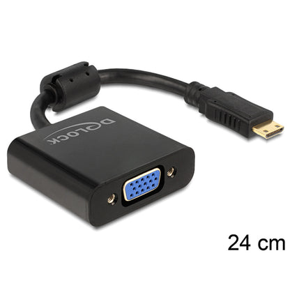 Adapter HDMI-C Mini M - VGA Ž Delock