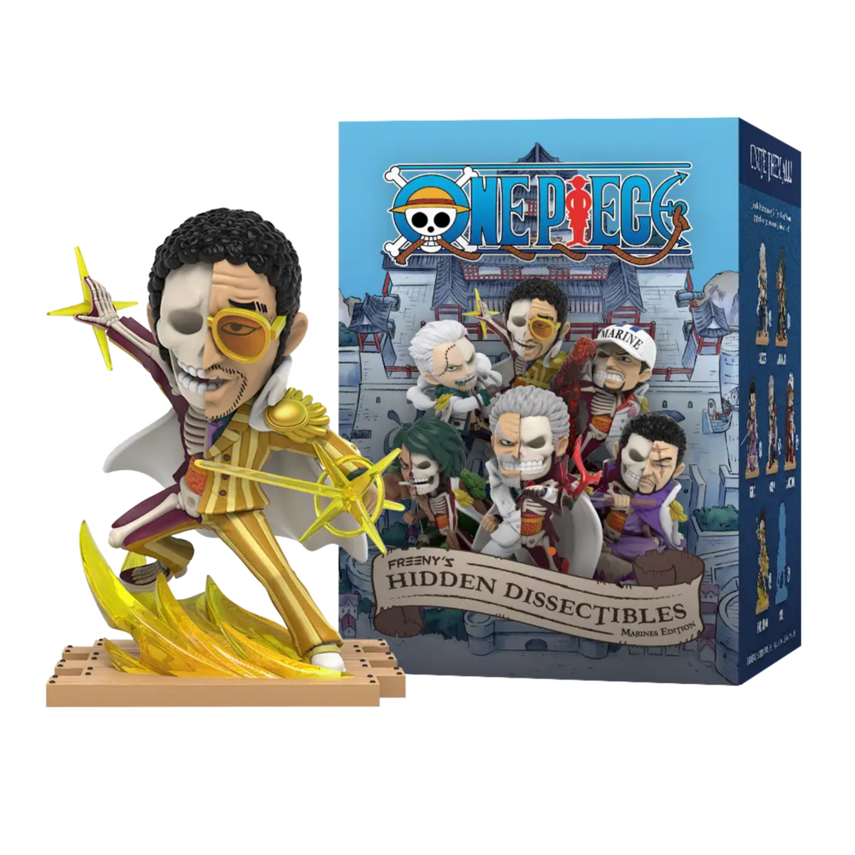 MIGHTY JAXX - FREENY'S HIDDEN DISSECTIBLES: ONE PIECE MARINE EDITION figurice
