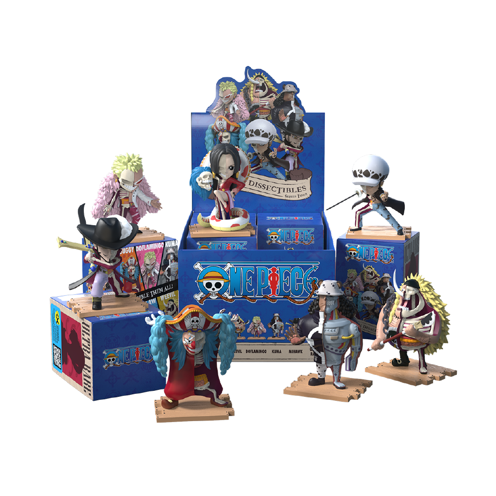 MIGHTY JAXX - FREENY'S HIDDEN DISSECTIBLES: ONE PIECE (WARLORDS EDITION) figurice