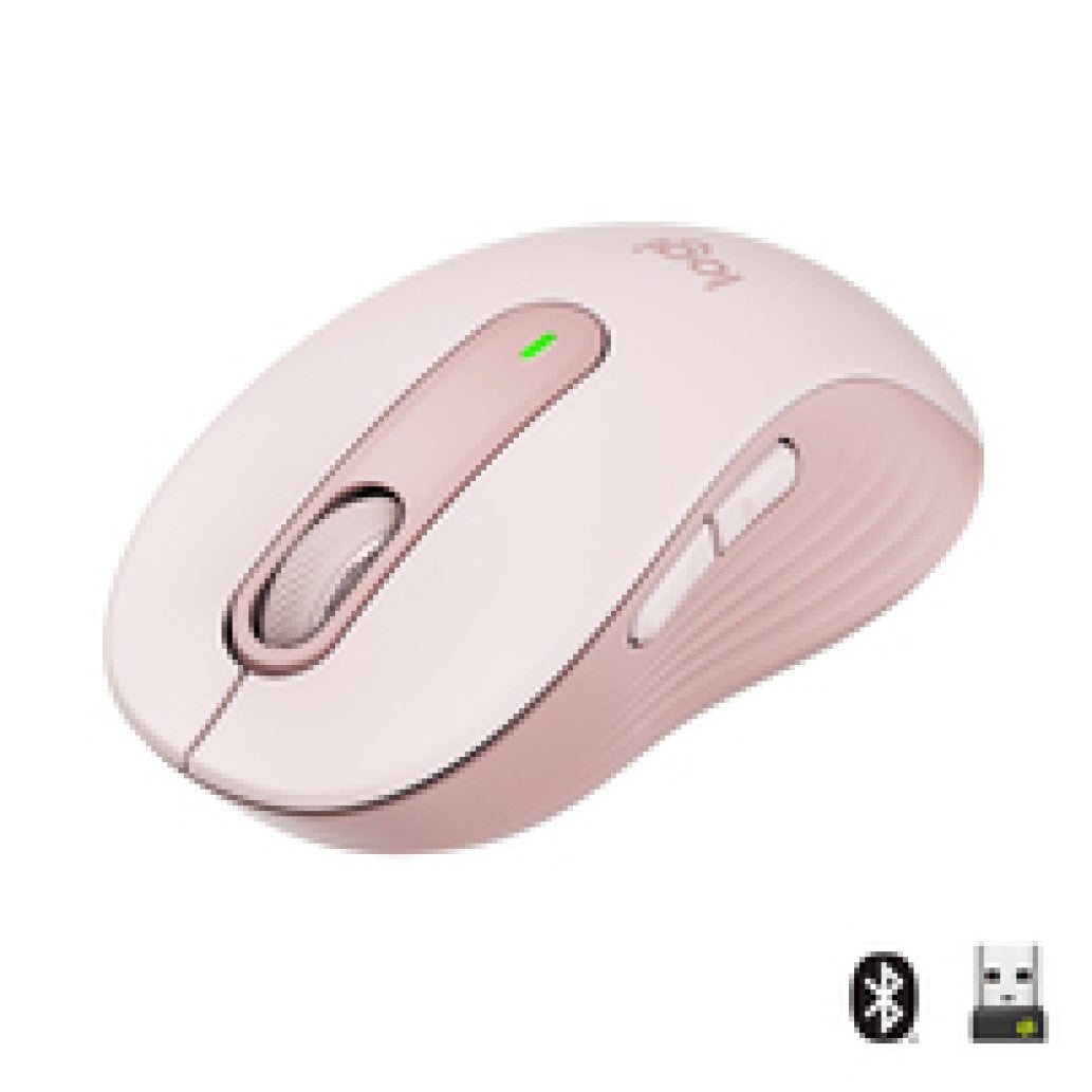 Miš brezžična + Bluetooth Logitech M650 2000DPI Signature roza (910-006254)