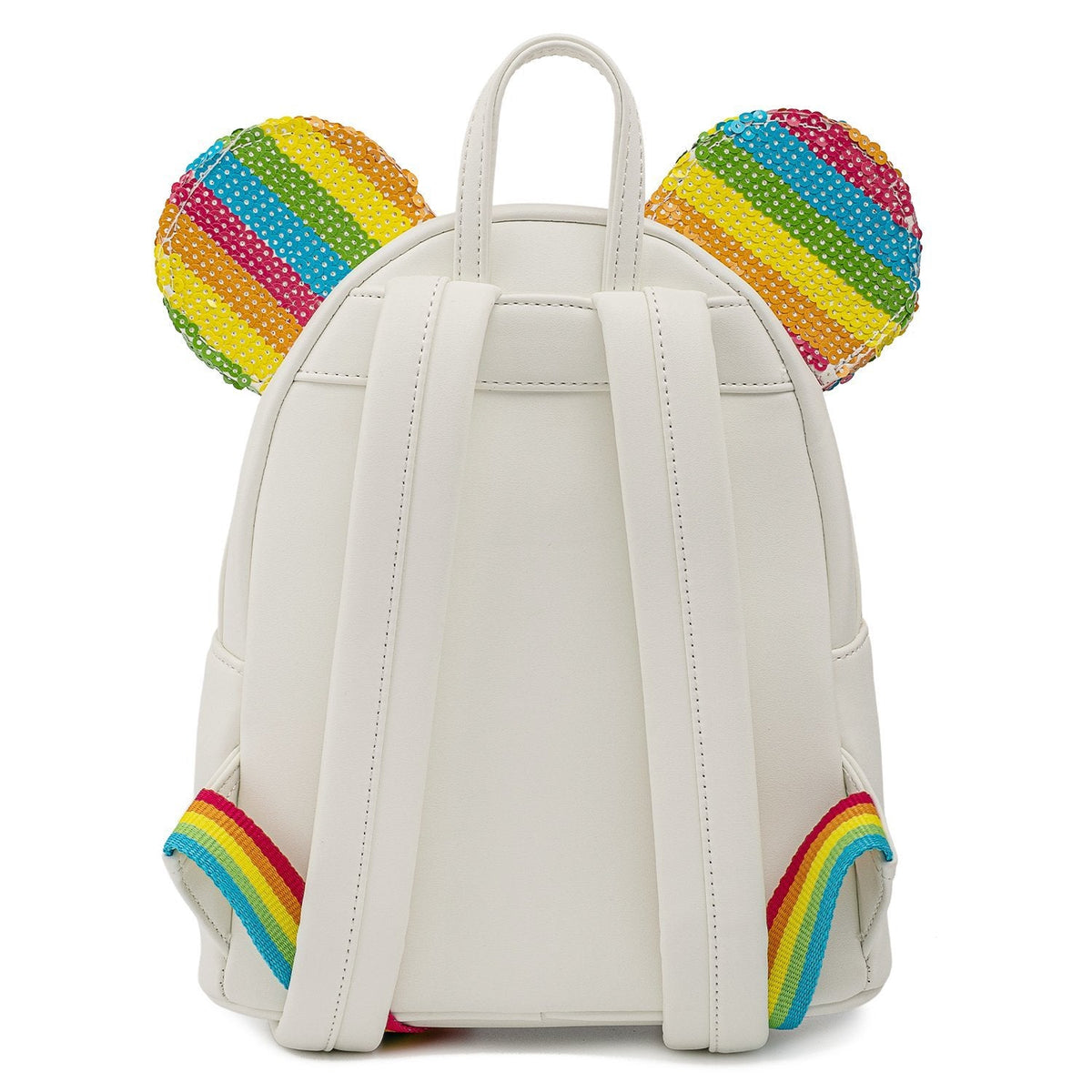 LOUNGEFLY DISNEY SEQUIN RAINBOW MINNIE MINI NAHRBTNIK