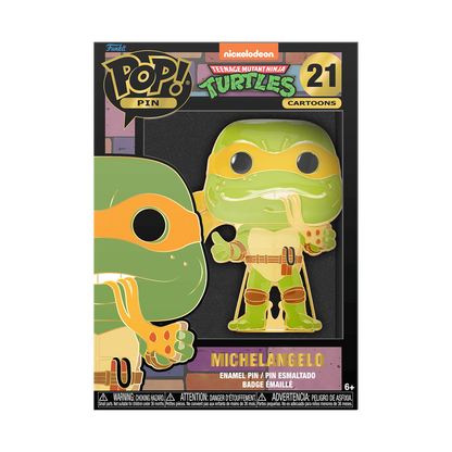 FUNKO POP PIN: TEENAGE MUTANT NINJA TURTLES - MICHELANGELO