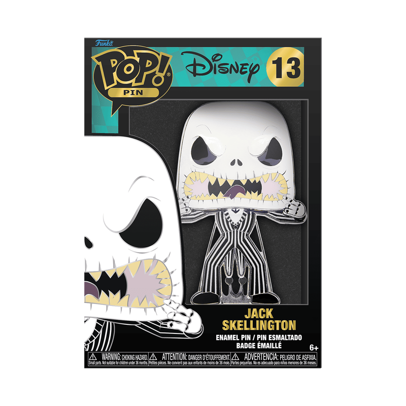 FUNKO POP PIN: DISNEY - NIGHTMARE BEFORE CHRISTMAS - JACK SKELLINGTON
