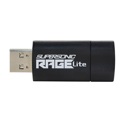 Spominski ključek 64GB USB 3.2 Patriot Supersonic Rage Lite 120MB/s - plastičen/izvlečni/črno-moder (PEF64GRLB32U)