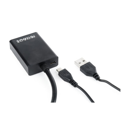 Pretvornik VGA (m) => HDMI (ž) Video ter avdio pretvornik Gembird (A-VGA-HDMI-01)