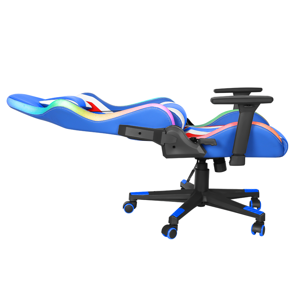 GAMING STOL - MARVO CH-128BL RGB MODRE BARVE