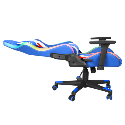 GAMING STOL - MARVO CH-128BL RGB MODRE BARVE