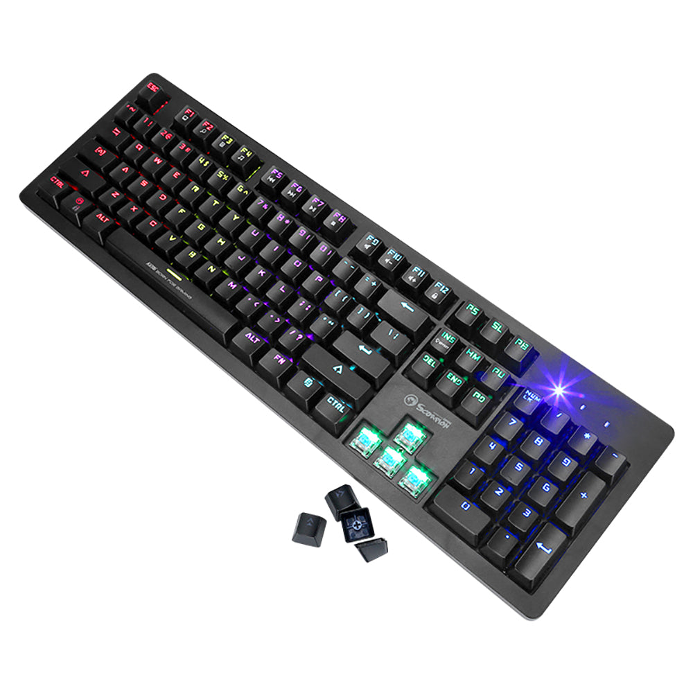MARVO KG916 ŽIČNA GAMING MEHANSKA TIPKOVNICA