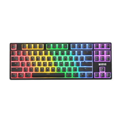 MARVO KG946 GAMING MEHANSKA TIPKOVNICA, RDEČA STIKALA
