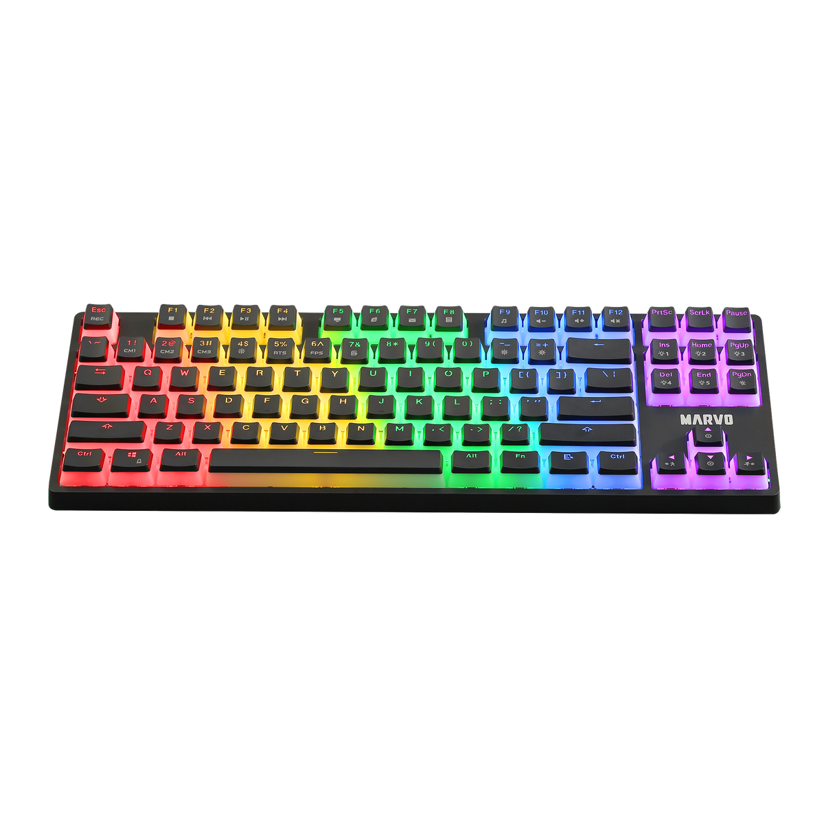 MARVO KG946 GAMING MEHANSKA TIPKOVNICA, RDEČA STIKALA