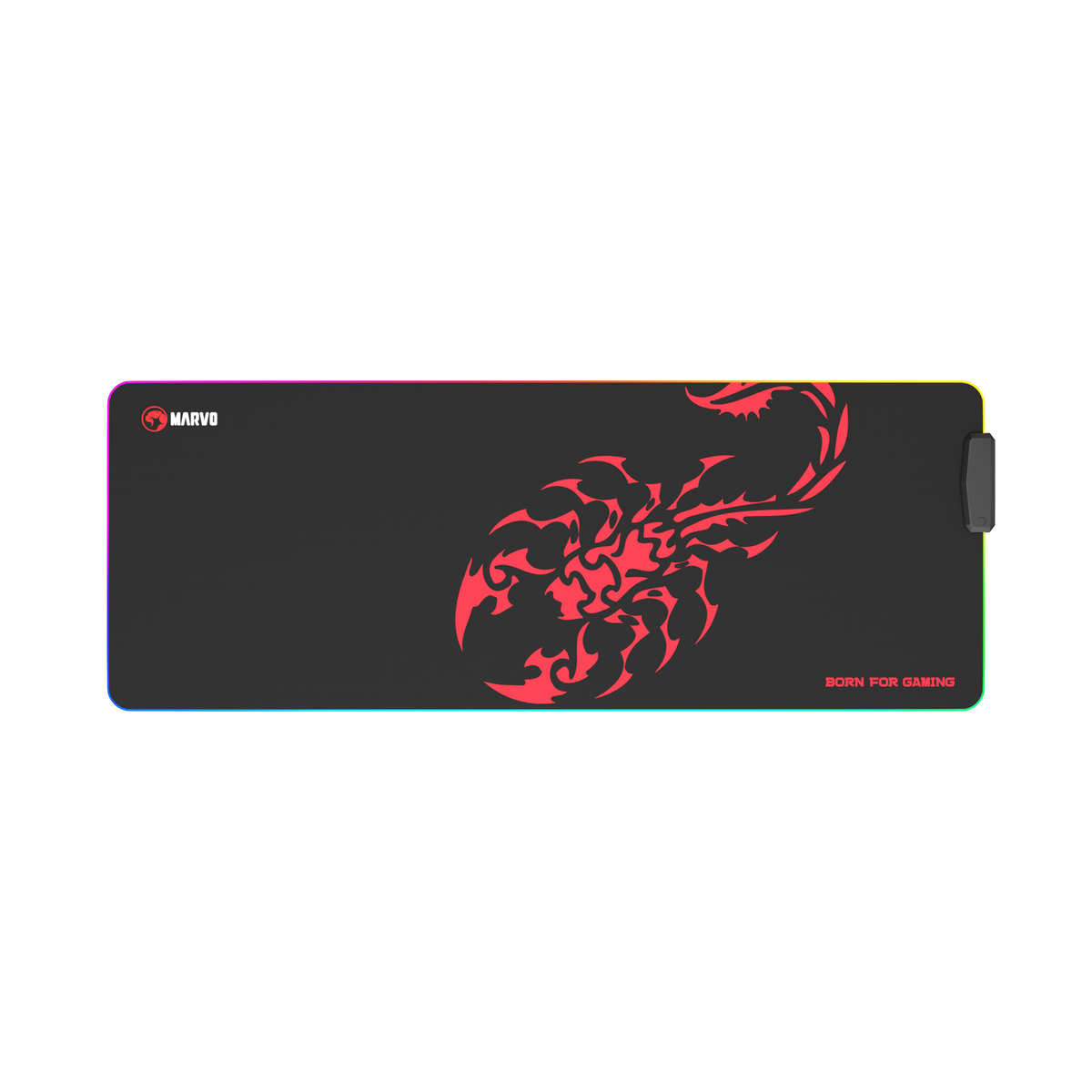 MARVO MG011 RGB LIGHTING PODLOGA ZA MIŠKO + 4 PORT HUB