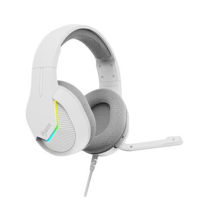 MARVO H8618 RGB WH SLUŠALKE BELE BARVE