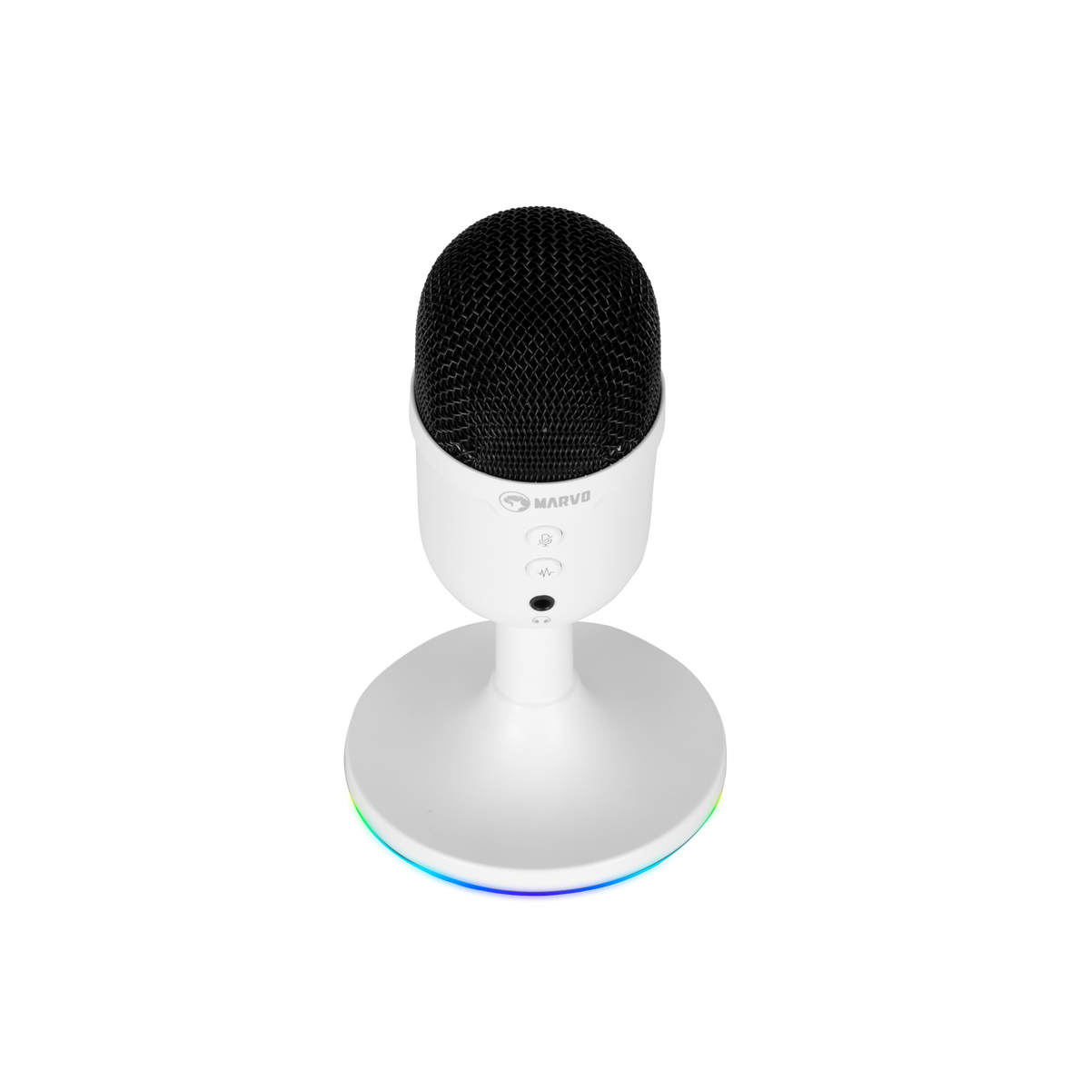 MARVO MIC-06 RGB WH MIKROFON BELE BARVE