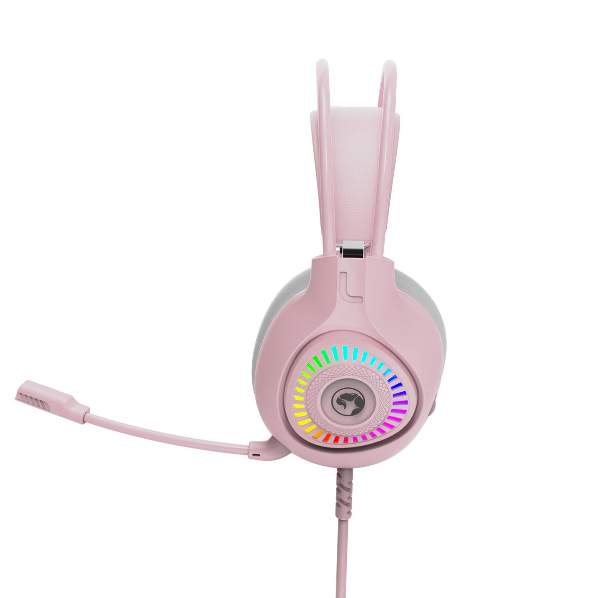 MARVO H8325 RGB PK ŽIČNE SLUŠALKE ROZA BARVE