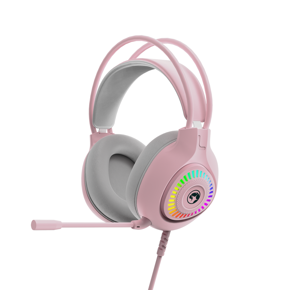 MARVO H8325 RGB PK ŽIČNE SLUŠALKE ROZA BARVE